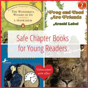 Safe chapter books for young readers