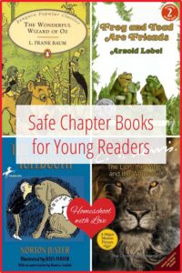 Safe chapter books for young readers