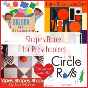 Shapes books for preschoolers